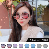 【SUNS】Polarized偏光太陽眼鏡 韓版潮流時尚大框墨鏡 網紅款 S135(防眩光/遮陽/輕盈材質/抗UV400)