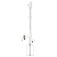 《經濟型》自動滴定管  PTFE活栓 Buret, Automatic Zero