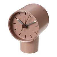 BONDTOLVAN 鬧鐘, 指針式/淺粉紅色, 8x9 公分