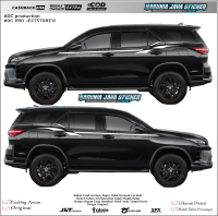 Sticker Stiker Mobil Fortuner Cutting Stiker List Body Fortuner Stiker Variasi Body Fortuner