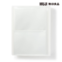 【MUJI 無印良品】聚丙烯高透明相本/3×5吋.2段.264張用