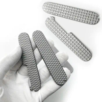 1 Pair Non-slip Shank Scale for 91MM Victorinox Swiss Army Folding Knife Handle Grip Patches Knives DIY Making Decor Replacement
