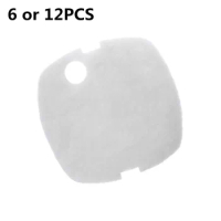 6 or 12PCS Compatible White Fine Filter Pads Fit for Sunsun HW 302 505A Canister Filter