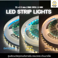 KS LED ไฟเส้น 12 v มี 3 แสง ( SMD 2835 ) 5 MM LED STRIP LIGHTS