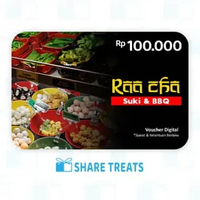 Voucher Digital Raa Cha Suki Rp 100.000