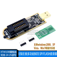 XTW100 Programmer USB Motherboard Multifunction BIOS SPI FLASH 24 25 Read-write Writer