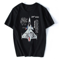 COD Sqn JAS39 Gripen fighter เสื้อยืดผู้ชายผ้าฝ้ายเสื้อยืด Harajuku streetwearsize: S~5XLS-5XL