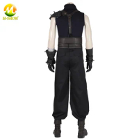 Game Final Fantasy VII Remake Cloud Strife Cosplay Costume Halloween Armor Suit Outfits For Adult Men