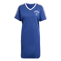 Adidas VRCT Dress IT9853 女 連身洋裝 休閒 三葉草 寬鬆 日常 居家 棉質 舒適 藍