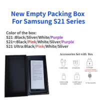 For Samsung Galaxy S21 5G /S21+ S21 Ultra 5G Empty Retail Box or Full accessories EU/US/UK Charger New Packing Box S21 Plus 5G