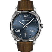 ANONIMO 吾名 EPURATO義式經典機械腕錶(AM400001103W22)-42mm-藍面皮革【刷卡回饋 分期0利率】【APP下單4%點數回饋】
