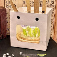 全城熱賣 - 高級感紀念品伴手禮2025新款蝴蝶小夜燈生日禮物送女孩禮品套盒裝紫色鬱金香20朵一整套diy【黑紐扣袋】