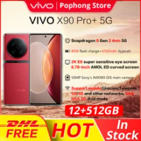 Vivo X90 Pro + Plus 12GB 512GB 5G Mobile Phone 6.78 inch Curved screen 2K E6 AMOLED Snapdragon 8 Gen 2 4nm Ocat Core 80W charge