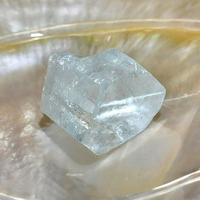 寶石級巴基斯坦海水藍寶原礦晶體230217-30號 ~好人緣、對應喉輪、增加溝通能力、也是旅行及以海維生職業的護身符