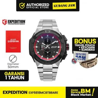 Jam Tangan Pria Analog Expedition EX 6818 MCB SIlver Red