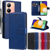 For Vivo y36 y 36 4G Case Leather Funda For Vivo Y36 Y16 Y02S Y35 Y22 Y22S Cover Card Slot Protect Mobile Phone Case Women
