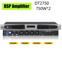 Leicozic DT2750 Audio Amplifier DSP 750w RMS 1200w 4ohms Class D Amps Professional Audio Equipment