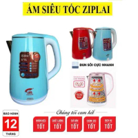 Ấm siêu tốc 2 lớp 2.5L JipLai Thái Lan Đun Nước Bình Đun Nước Ấm Đun giadung thong