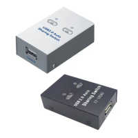 F3KE USB Printers Sharer Device 2 Port USB Printers Sharer Peripherals for Printers