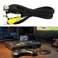 AV Cable Audio Video Cable RCA Cord For SEGA Mega Drive 1 For Genesis 1 1.8 Meters