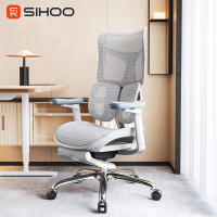 【3 Years Warranty】Sihoo Doro S100 Ergonomic Office Chair with Footrest 6D Lumbar Support S-Shaped Ba