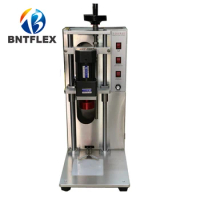 desktop automatic capping machine, mineral water bottle, glass water machine oil drum, lubricating oil sealing machine