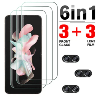 6in1 Hydrogel Soft Film For Samsung Galaxy Z Flip5 5G Camera Lens Screen Protector Sumsung ZFlip Z Flip 5 ZFlip5 Protection Film
