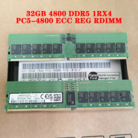 New Server Memory For Samsung DDR5 32G 32GB 4800 1RX4 PC5-4800 ECC REG RDIMM