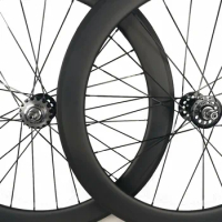 Toray T700 Riding Top Quality DIY UD Carbon Bicycle Wheelset Fixed Wheel 25Mm U Shape 60Mm Deep Tubular Cycling Track 700C Bike
