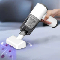 Portable car home Mini vacuum Powerful suction Vacuum cleaner USB charging wireless anti-mite vacuum cleaner
