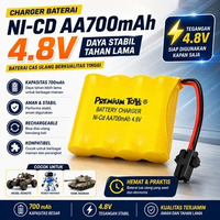 Baterai Rechargeable Mainan RC 3.7V 800mAh / 4.8V 700mAh Li-ion Ni-Cd Baterai RC Mobil Remote Contro