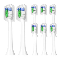8pcs Toothbrush Replacement Heads Compatible with Philips Sonicare ProtectiveClean DiamondClean C2 G2 W 4100 5100 Plaque Control