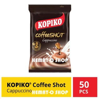 KOPIKO Coffee Shot kopiko CLASSIC kopiko CAPPUCCINO Zak 50 Pcs (170 gr) ORIGINAL Capucino PAKINGSTAN