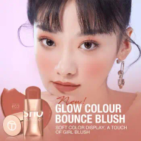 O.TWO.O Lipstick Blush Stick 3-in-1 Eyes Cheek and Lip Tint Buildable Waterproof Lightweight Cream Multi Stick Makeup for W M0F5