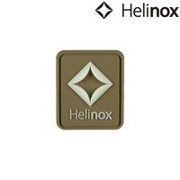 Helinox Tac. Silicone Patch 戰術Logo徽章-夜光款 狼棕 Coyote Tan 91493