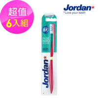 【Jordan】超纖細彈力護齦牙刷(軟毛)6入組