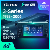 TEYES SPRO Plus For BMW 3-Series 3 Series E46 1998 - 2006 Car Radio Multimedia Video Player Navigation GPS Android 10 No 2din 2