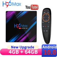 H96 MAX RK3318 Smart TV Box Android 10.0 4GB 32G 64GB 4K Media player H96MAX TV BOX Android TV Set top box 2GB 16GB TVBOX
