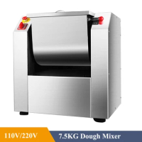 750W Automatic Dough Mixer Commercial Flour Mixer Stirring Mixer Pasta Bread Dough Kneading Machine Visual skylight