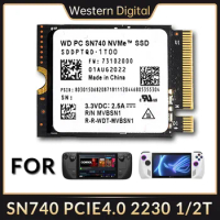 Western Digital WD SN740 2TB 1TB M.2 2230 NVMe PCIe Gen 4.0x4 SSD Drives for Steam Deck Laptop Tablet Rog Ally Mini PC Computer