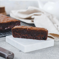 Melted Choco Brownie Fudgy Brownies Coklat Dark Belgian Chocolate