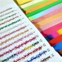 50Pcs Hot Stamping Foil Paper Hot Laminator Craft Paper Gilding for Gift Card Decoration Scrapbook Christmas Gift Wrapping Paper