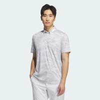 adidas Golf Graphic Aop Short Sleeve Polo Shirts Men Grey JN1224
