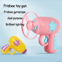 Toy Gun Cat Dog pet Toy Launch Guns Flying Saucer Rotating Gyro Launcher Cats Dogs Toys Pets Training Kitten Interactive Toys