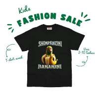 Baju Kaos Anak Anomali Shimpanzini Bananini Baju Anak Anomali Italian Brainrot  Pakaian Fashion unis