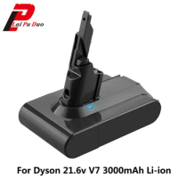 V7 21.6V 3000mAh Li-ion V7 Battery for Dyson FLUFFY /Extra / Mattress/Trigger
