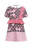 Rianty Kids Dress Baju Pesta Batik Anak Perempuan Valena Pink