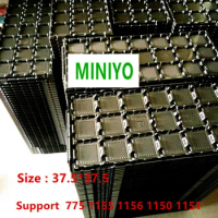 CPU Tray CPU Packing Case /for intel 775 1155 1156 1150 1151 Plastic Box Bracket Needle The Server Cpu 37.5*37.5