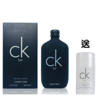 (買一送一)CK BE 中性淡香水 200ML(送CK ONE中性淡香水體香膏 75g)
