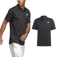 adidas 愛迪達 Club Polo 男款 黑色 運動 訓練 網球 POLO衫 短袖 上衣 HS3278